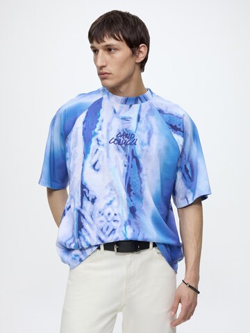 Carlo Colucci T-Shirt in Blau