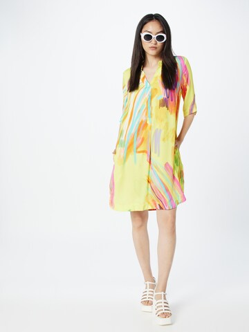 Robe-chemise Emily Van Den Bergh en mélange de couleurs