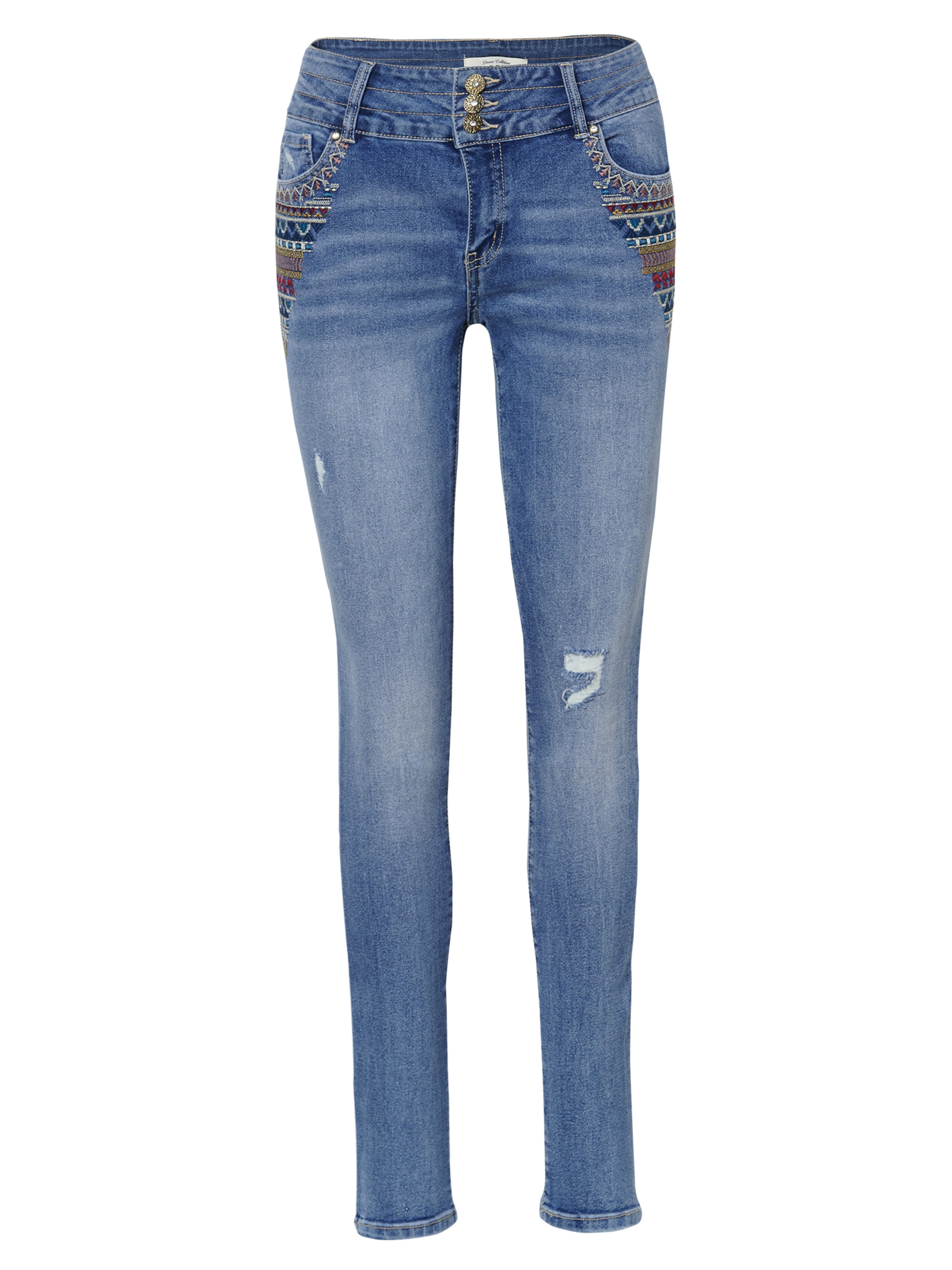 zils KOROSHI Piegulošs Džinsi: no priekšpuses