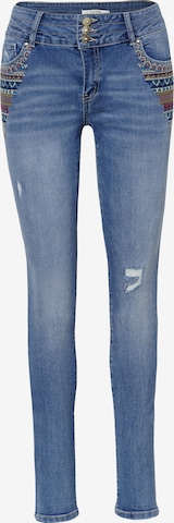 KOROSHI Slim fit Jeans in Blue: front