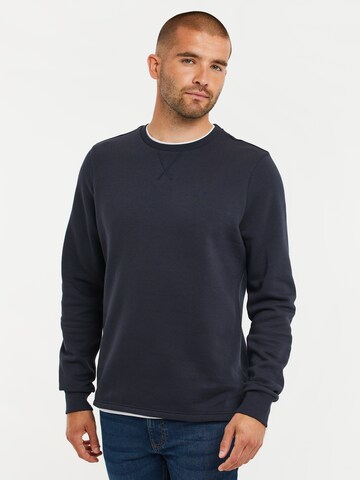 Threadbare Sweatshirt 'Kisele' in Blue: front