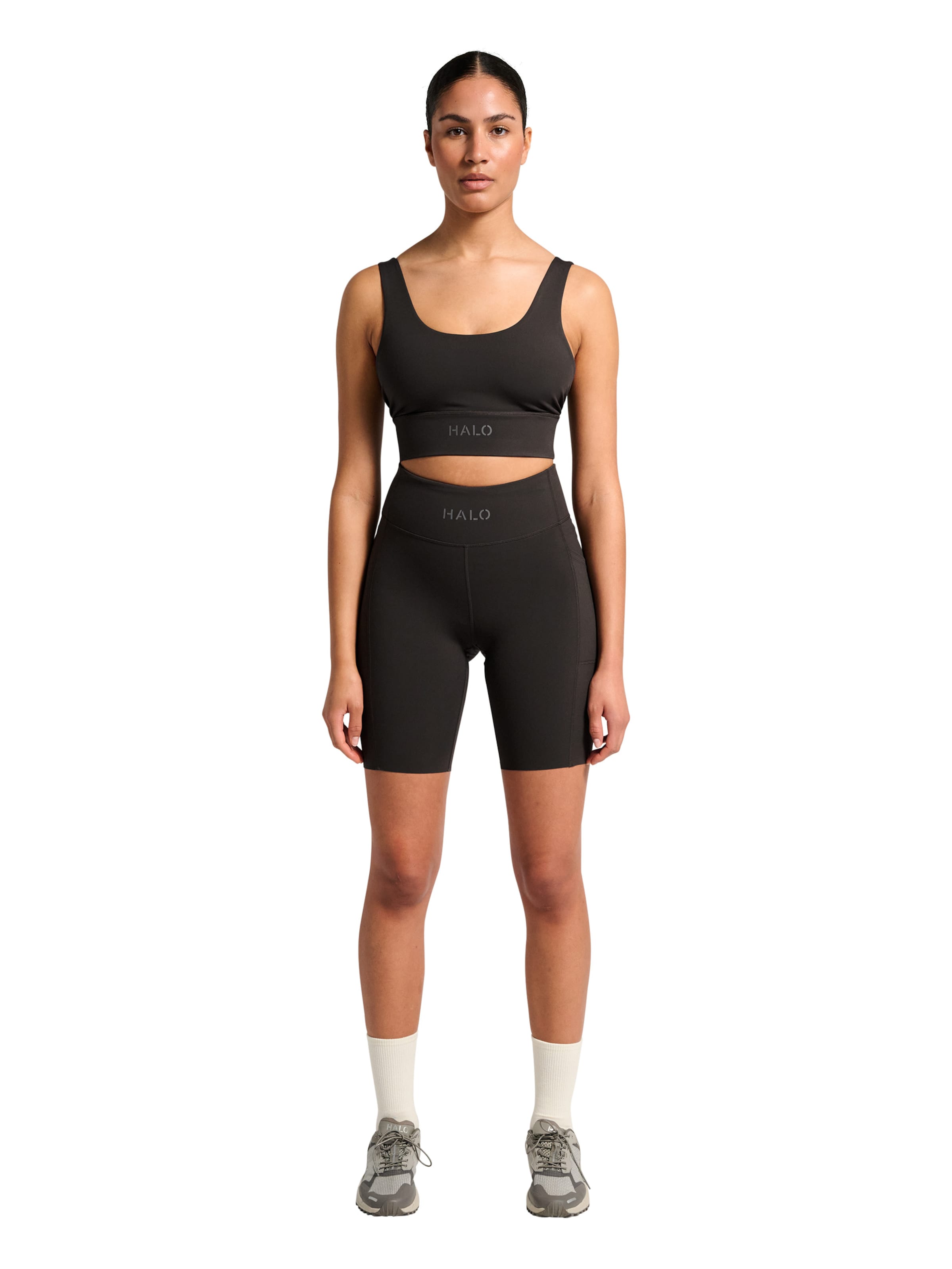 HALO Skinny Workout Pants in Brown
