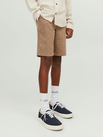 Jack & Jones Junior regular Bukser i brun: forside