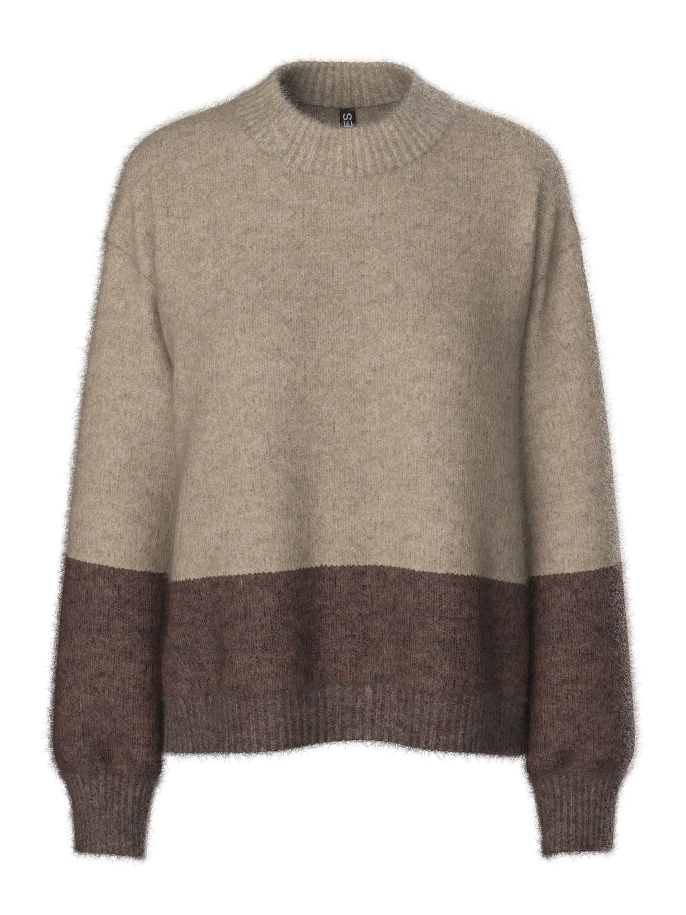 PIECES Sweater 'PCIvy' in Grey: front