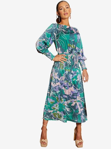 Robe Chi Chi London en vert : devant