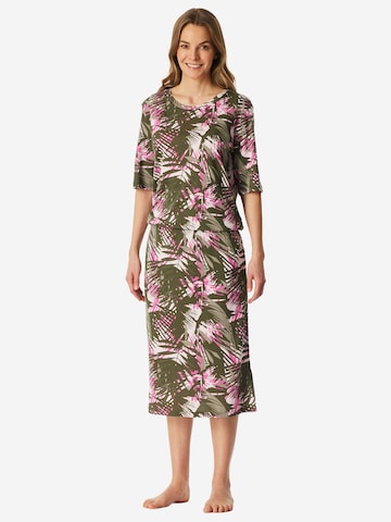 Chemise de nuit ' Modern ' SCHIESSER en marron : devant