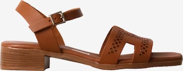 Oh my Sandals Sandale in Braun: Vorderseite