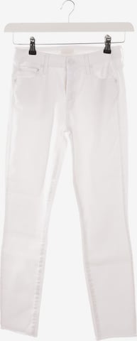 MOTHER Jeans in 25 in White: front