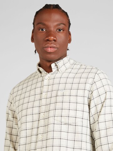 Pepe Jeans Regular fit Button Up Shirt 'CASTOR' in Grey