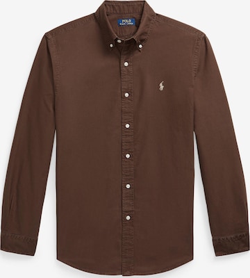Polo Ralph Lauren Hemd in Braun: Vorderseite