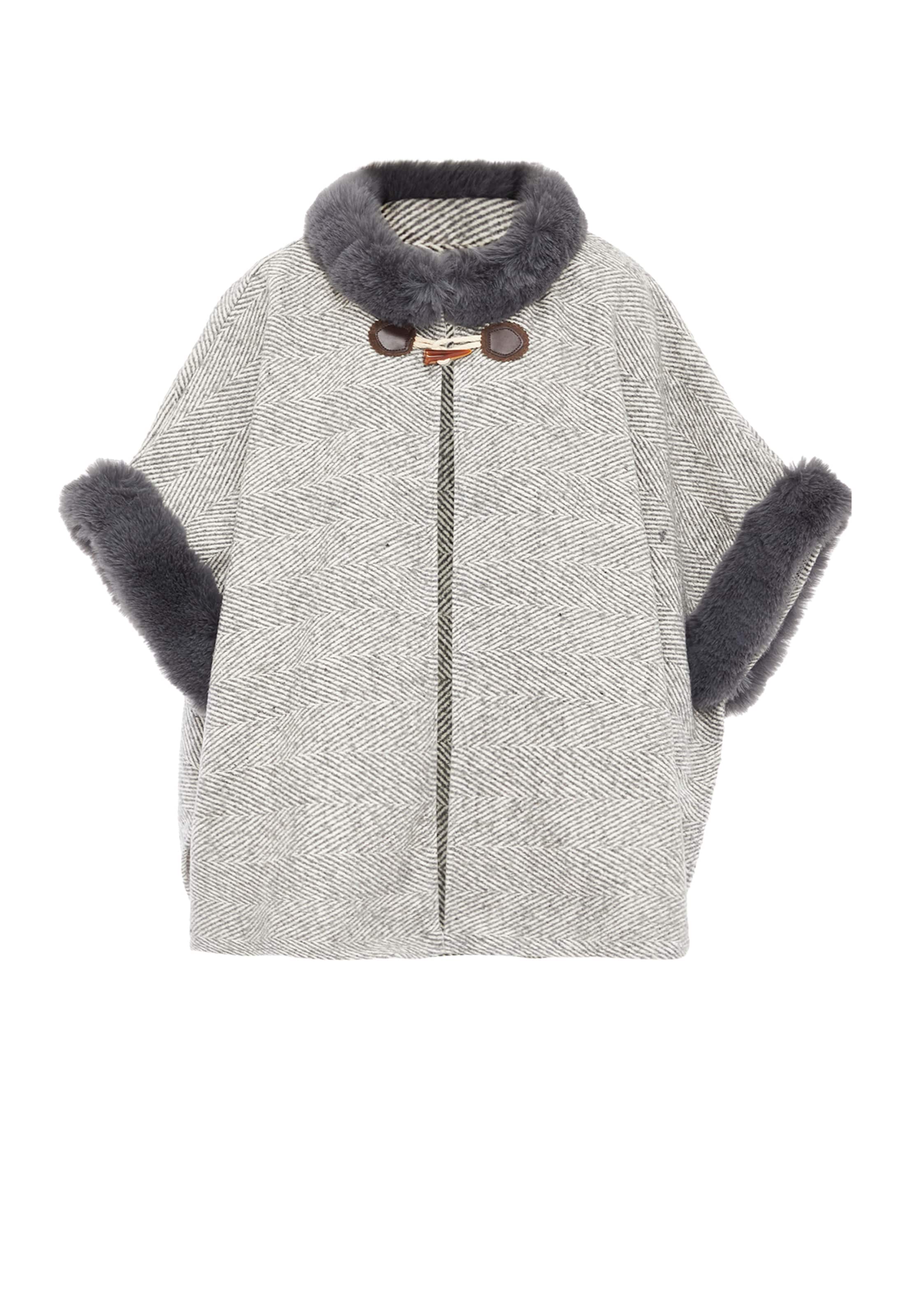 FRAULLY Pláštěnka - hnědá / grafitová / světle šedá / pastelově zelená, Produkt