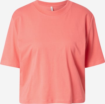 ONLY - Camisa 'MIA' em laranja: frente