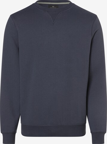 Nils Sundström Sweatshirt in Blauw: voorkant