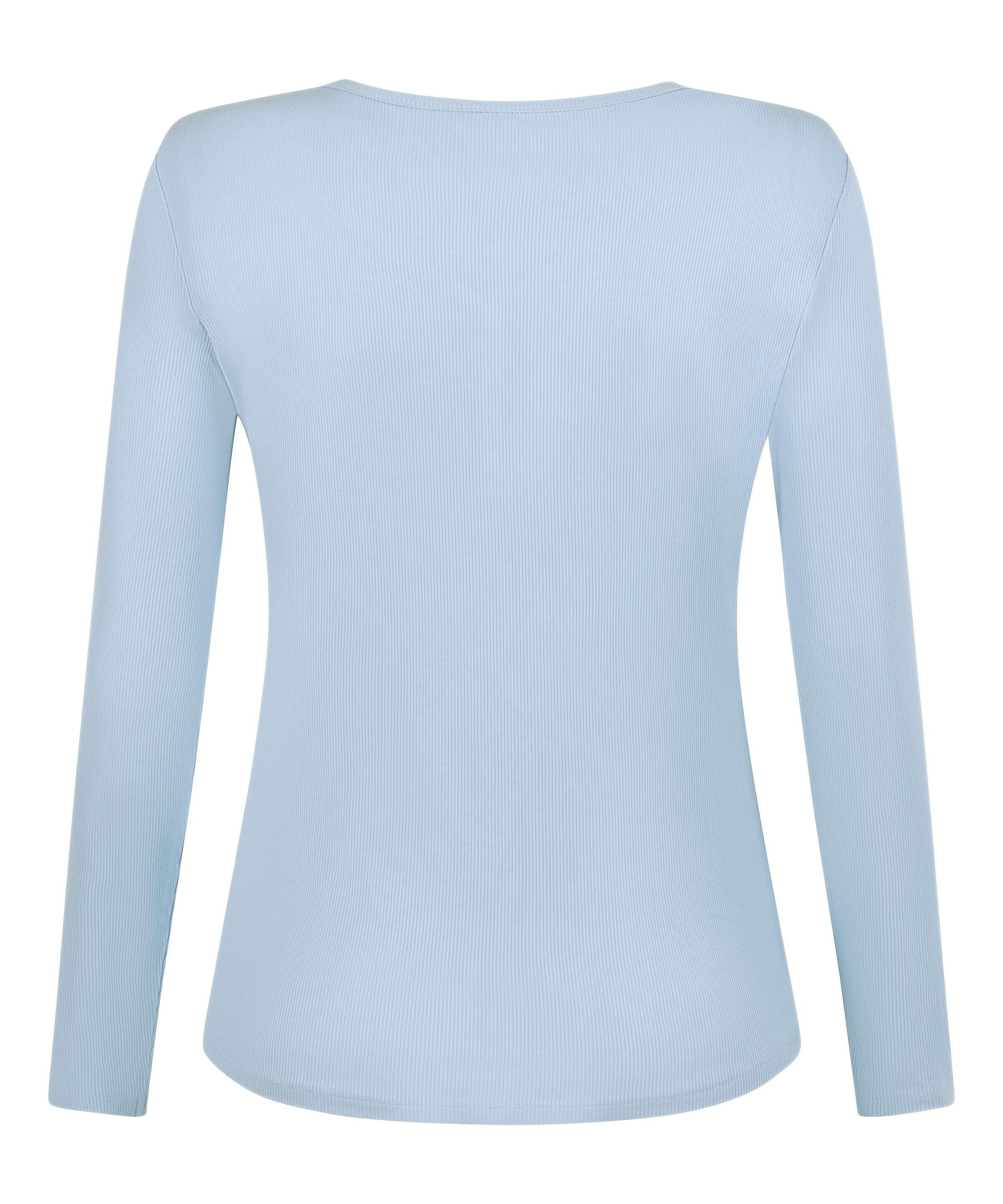 Hunkemöller Slaapshirt 'Henley' in Blauw