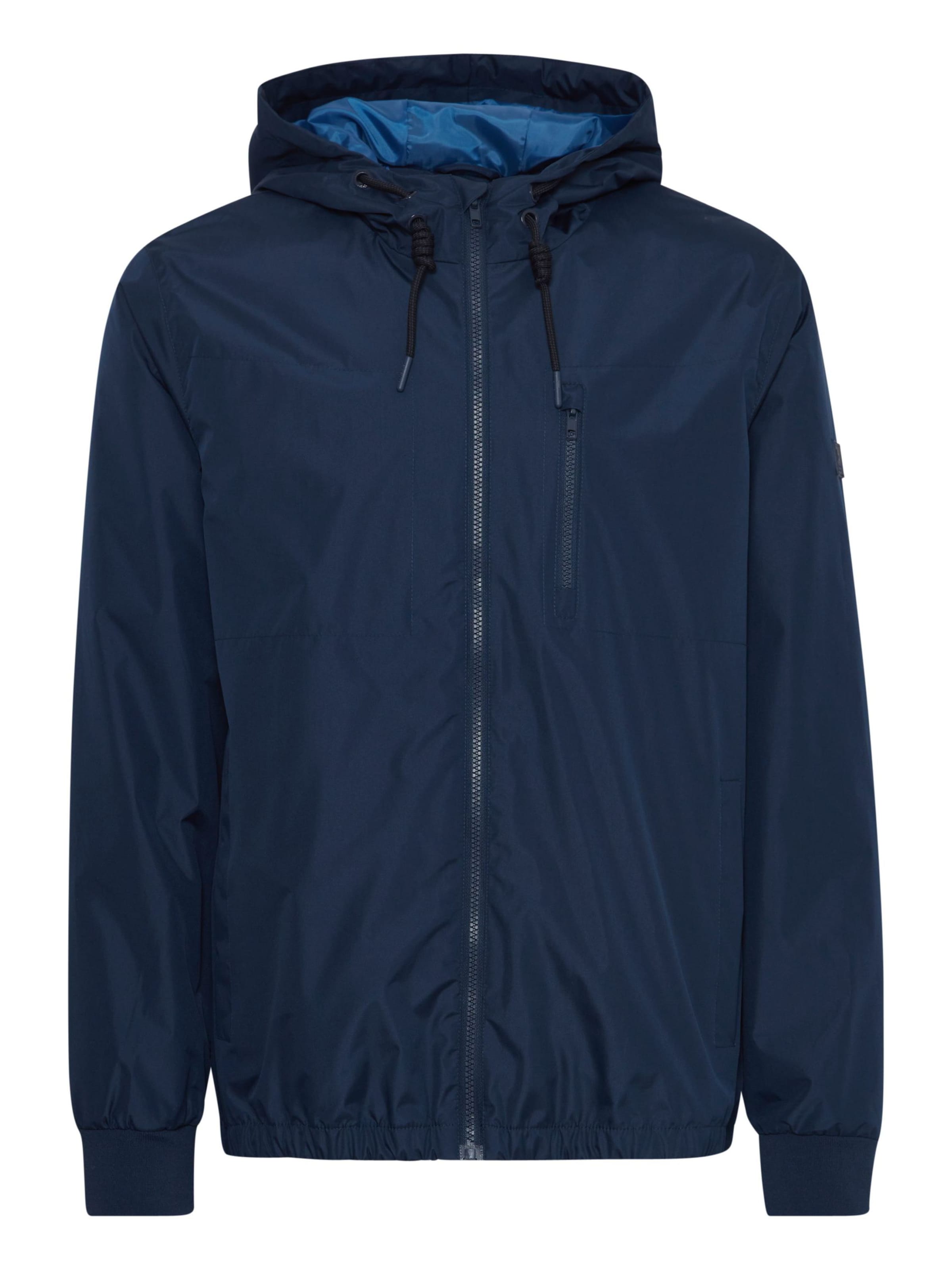 Veste mi-saison BLEND en bleu : devant