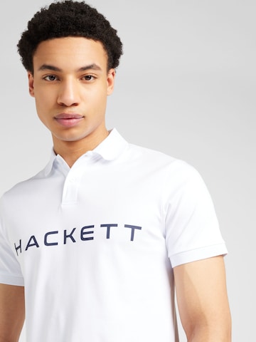 Hackett London T-shirt 'ESSENTIAL' i vit