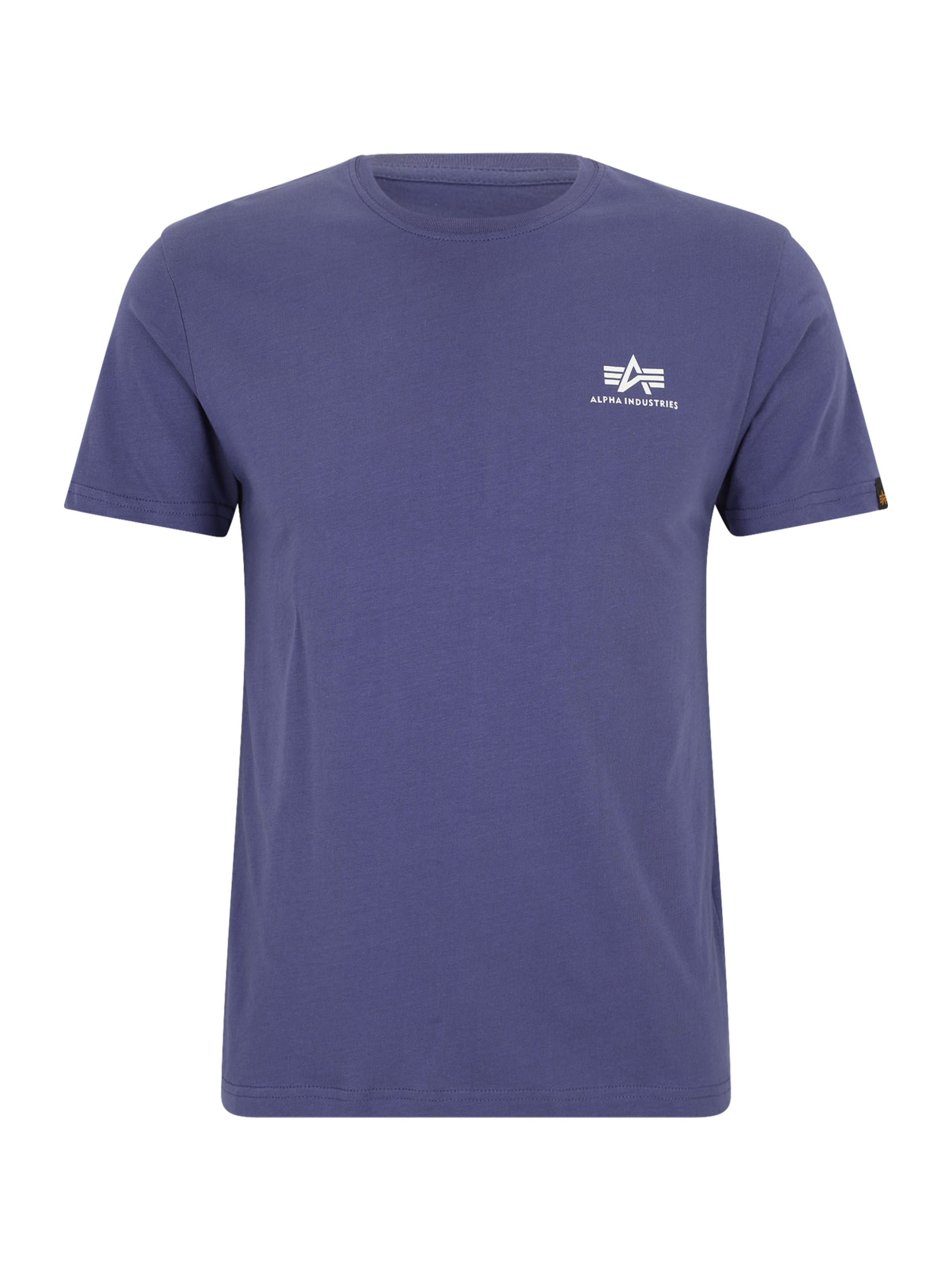 ALPHA INDUSTRIES Shirt in Lila: voorkant