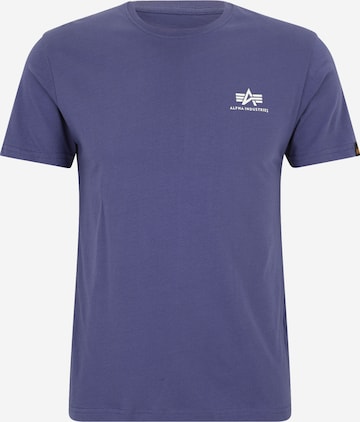 T-Shirt ALPHA INDUSTRIES en violet : devant