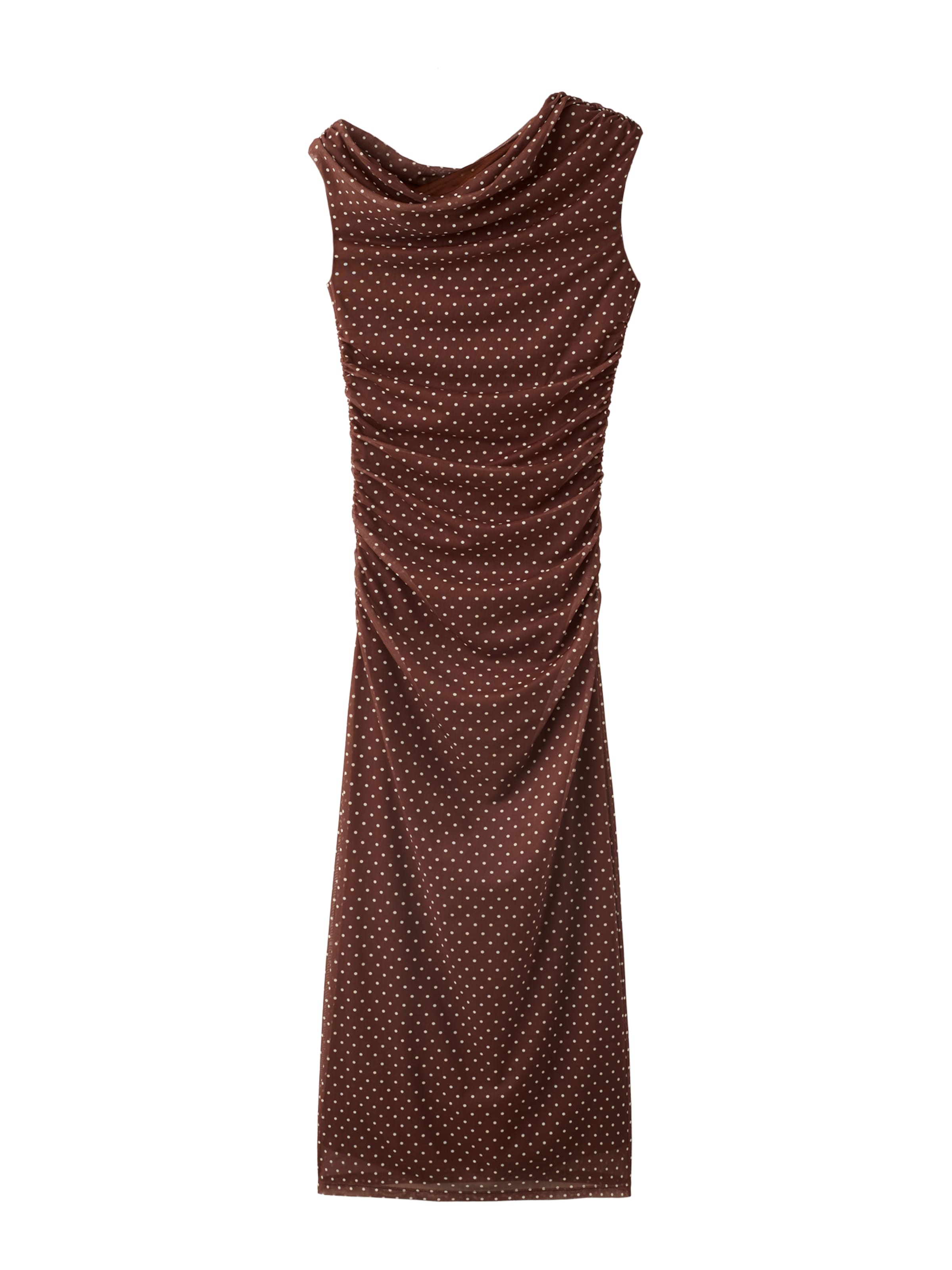 MANGO Kleid 'TOPI' in Braun: Vorderseite