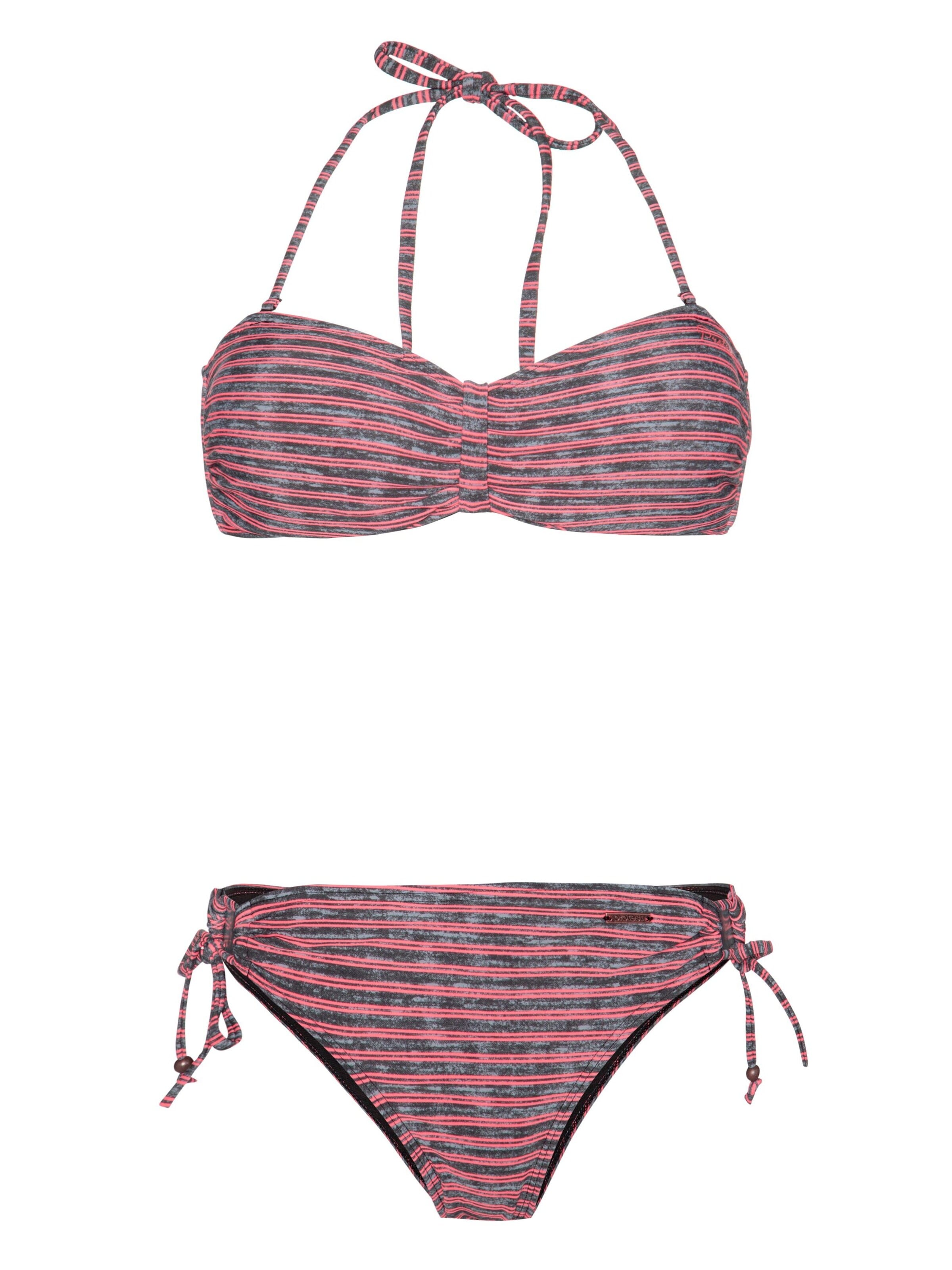 PROTEST Bandeau Bikini 'PRTBARBERA' in Roze: voorkant