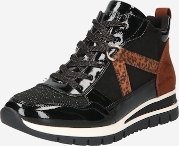 JANA High-Top Sneakers in Black: front