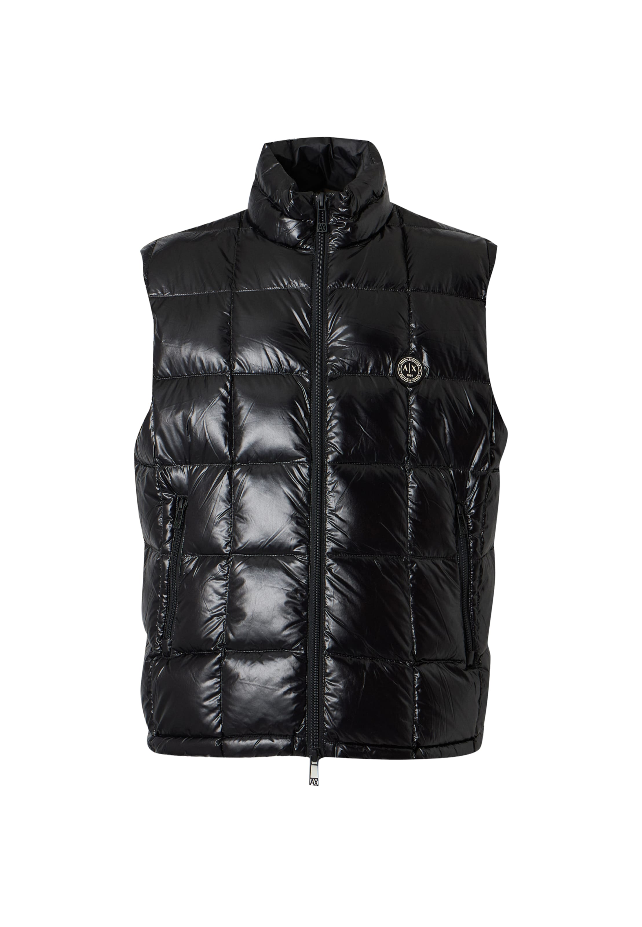 ARMANI EXCHANGE Vest in Black: front