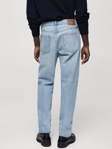 MANGO MAN Regular Jeans 'Bob' i blå