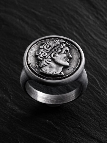 REYTEL Ring 'GAIUS IULIUS CAESAR'‌‌‌‌‌‌‌ in Silber