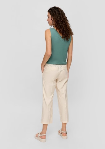 s.Oliver Loose fit Trousers in Beige