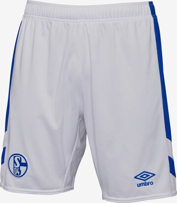 UMBRO Regular Workout Pants in White: front