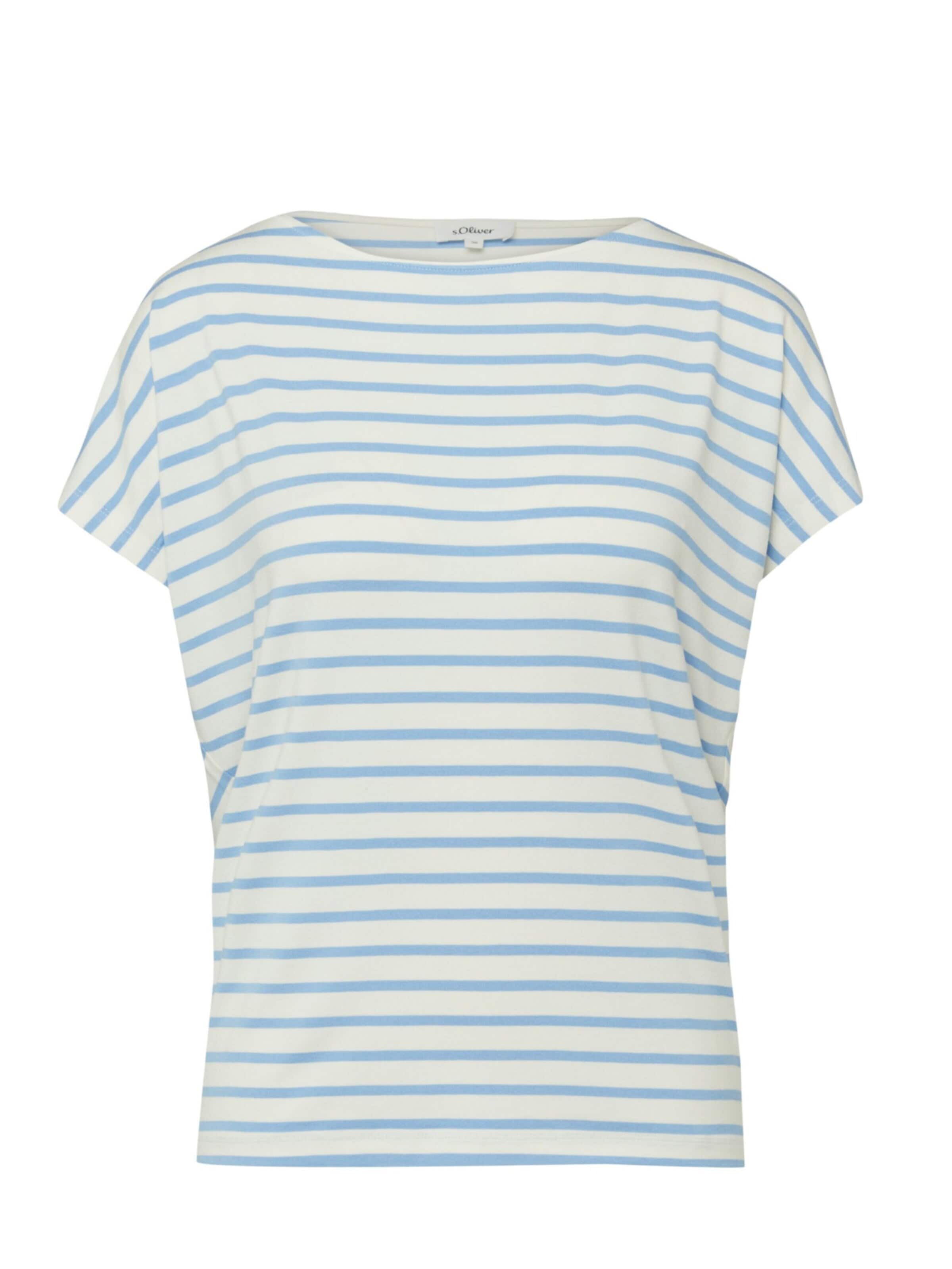 s.Oliver Shirt 's.Oliver - Dames t-shirt' in XXXL in de kleur Blauw, Productweergave