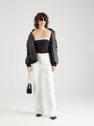 Tommy Jeans Wide leg Τζιν 'Caire' σε λευκό