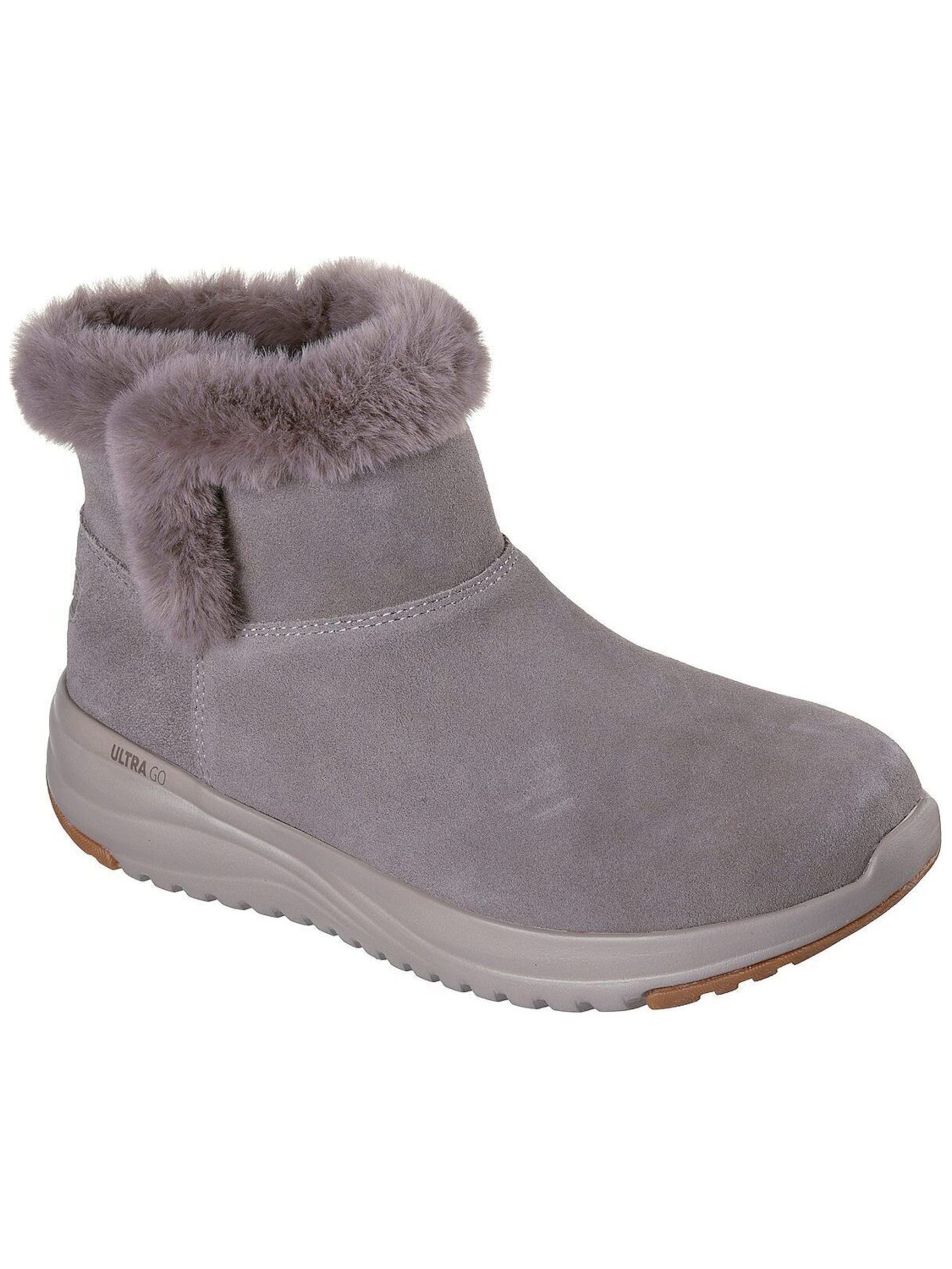 SKECHERS - Botas 'On the go Stellar - Cozy Step' en gris: frente