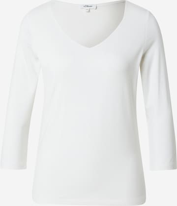 T-shirt s.Oliver en beige : devant