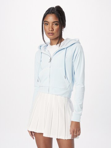 Juicy Couture Zip-Up Hoodie 'MADISON' in Blue: front