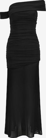 Nicowa Elegantes Maxikleid 'IWALIA', Model trägt Größe 34 in Schwarz: Vorderseite