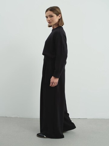 C&City Wide Leg Hose in Schwarz