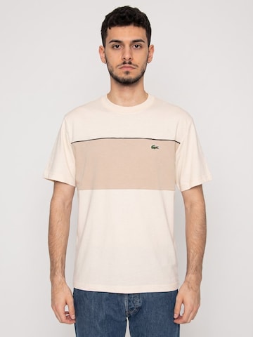 LACOSTE Shirt in Beige: front