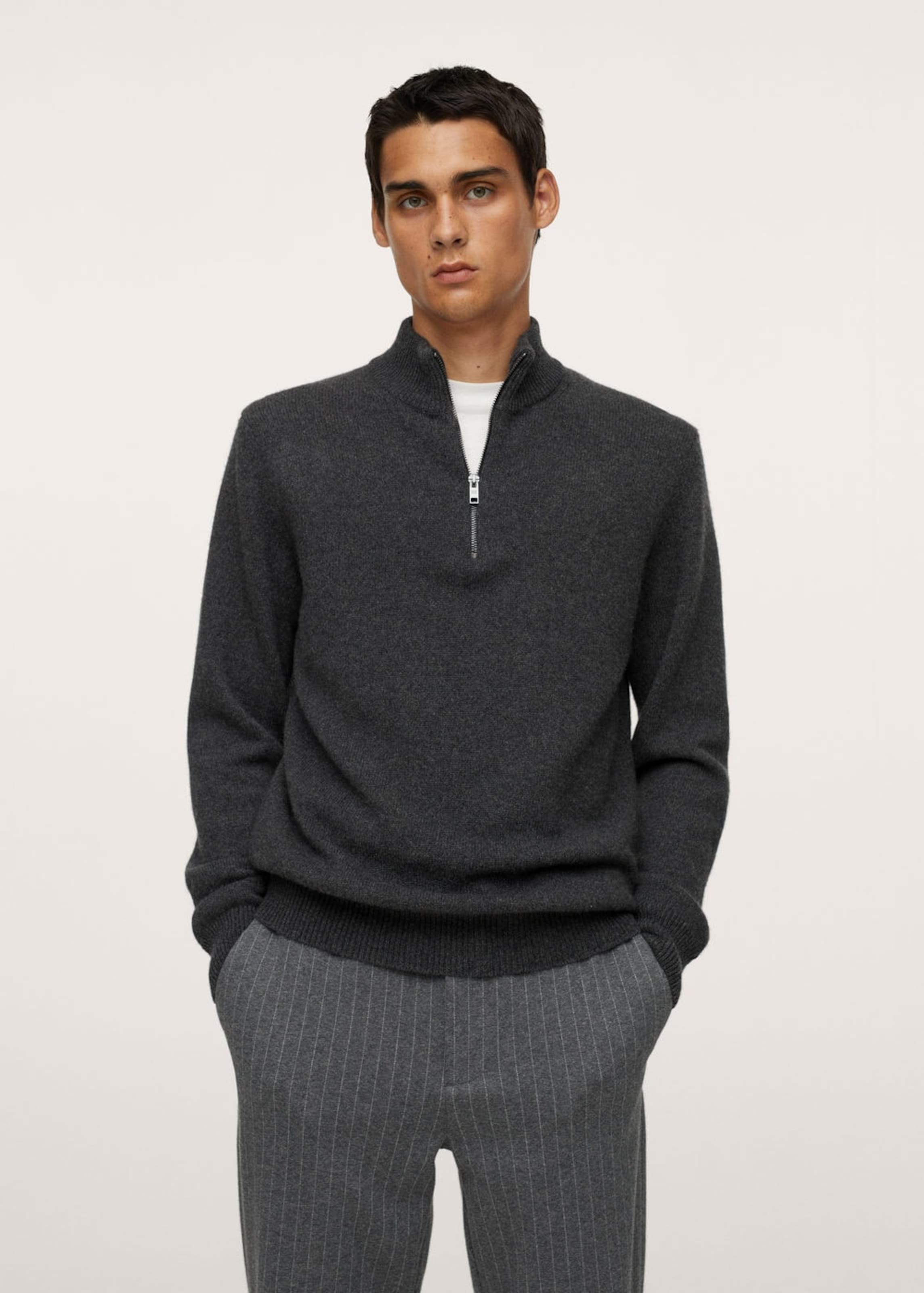 Männer Pullover & Strick MANGO MAN Pullover 'Cashp' in Anthrazit - PZ69200 Männer Pullover & Strick MANGO MAN Pullover 'Cashp' in Anthrazit - PZ69200