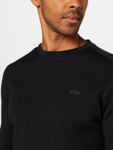 BOSS - Sweatshirt 'Salbo' em preto