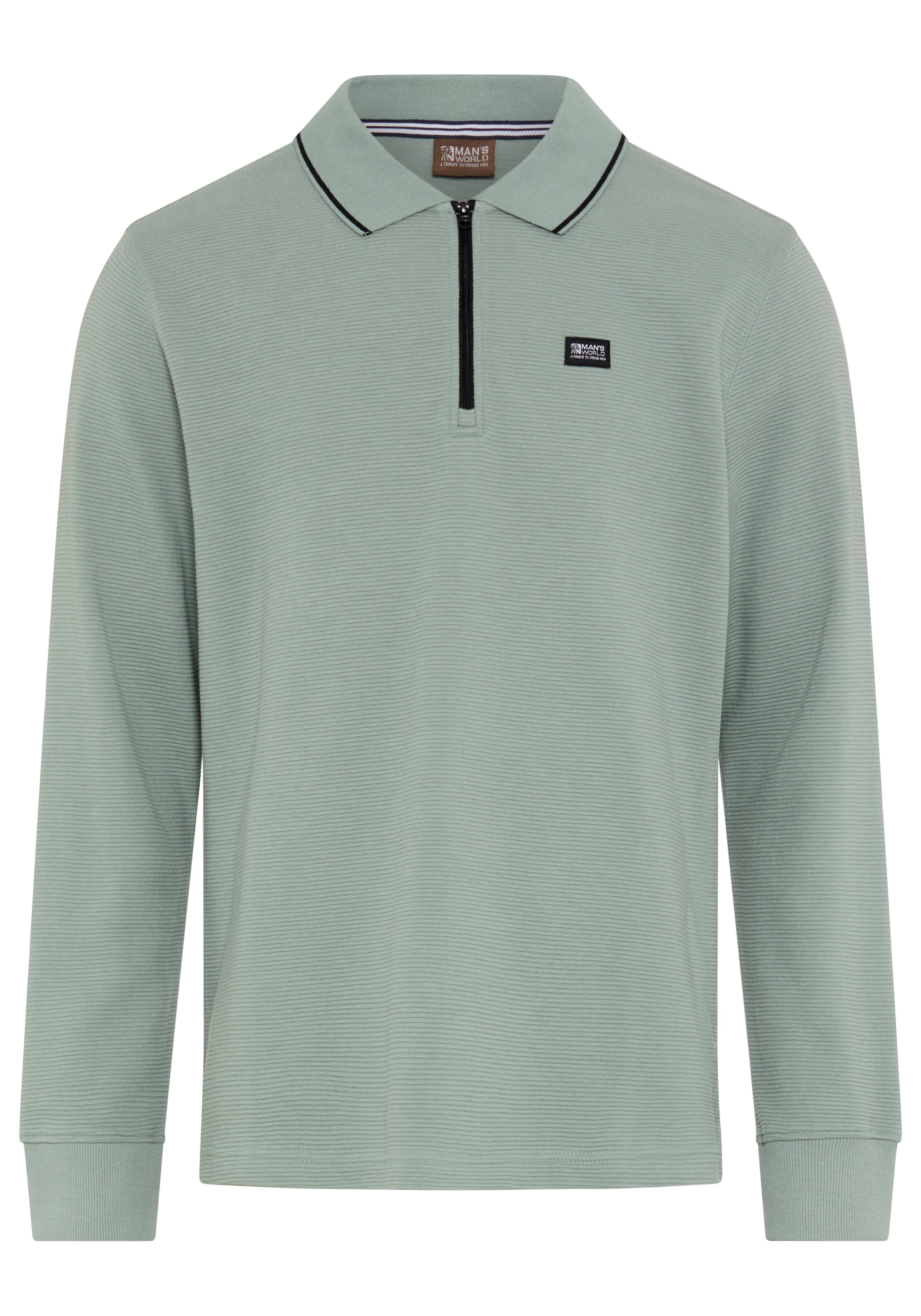 Man's World Sweatshirt in Grün: Vorderseite