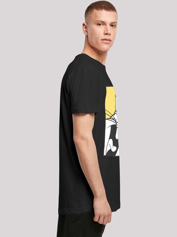 F4NT4STIC Shirt 'Looney Tunes Bugs Bunny Laughing' in Zwart