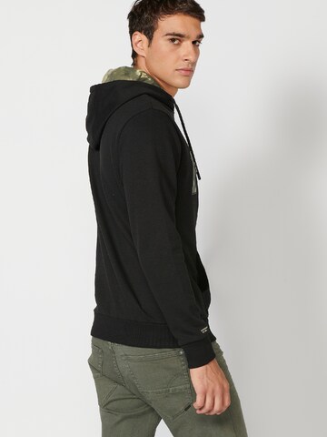 KOROSHI Sweatshirt in Zwart