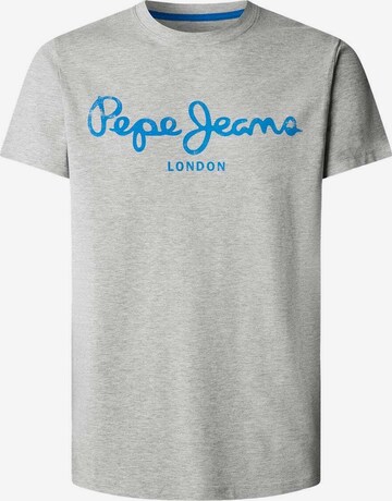 T-Shirt Pepe Jeans en gris : devant