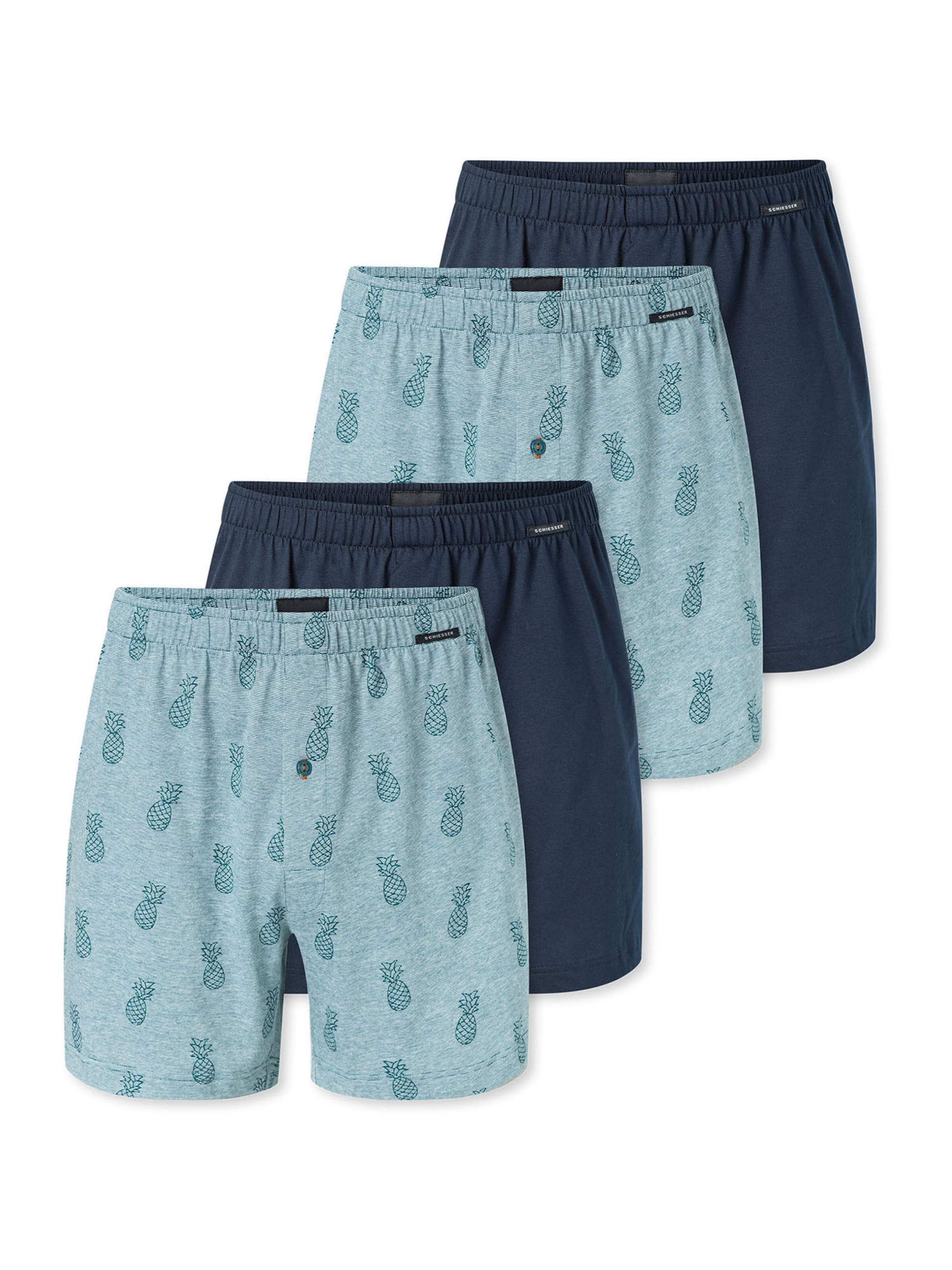 SCHIESSER Boxer ' Multipacks ' in Blau: Vorderseite
