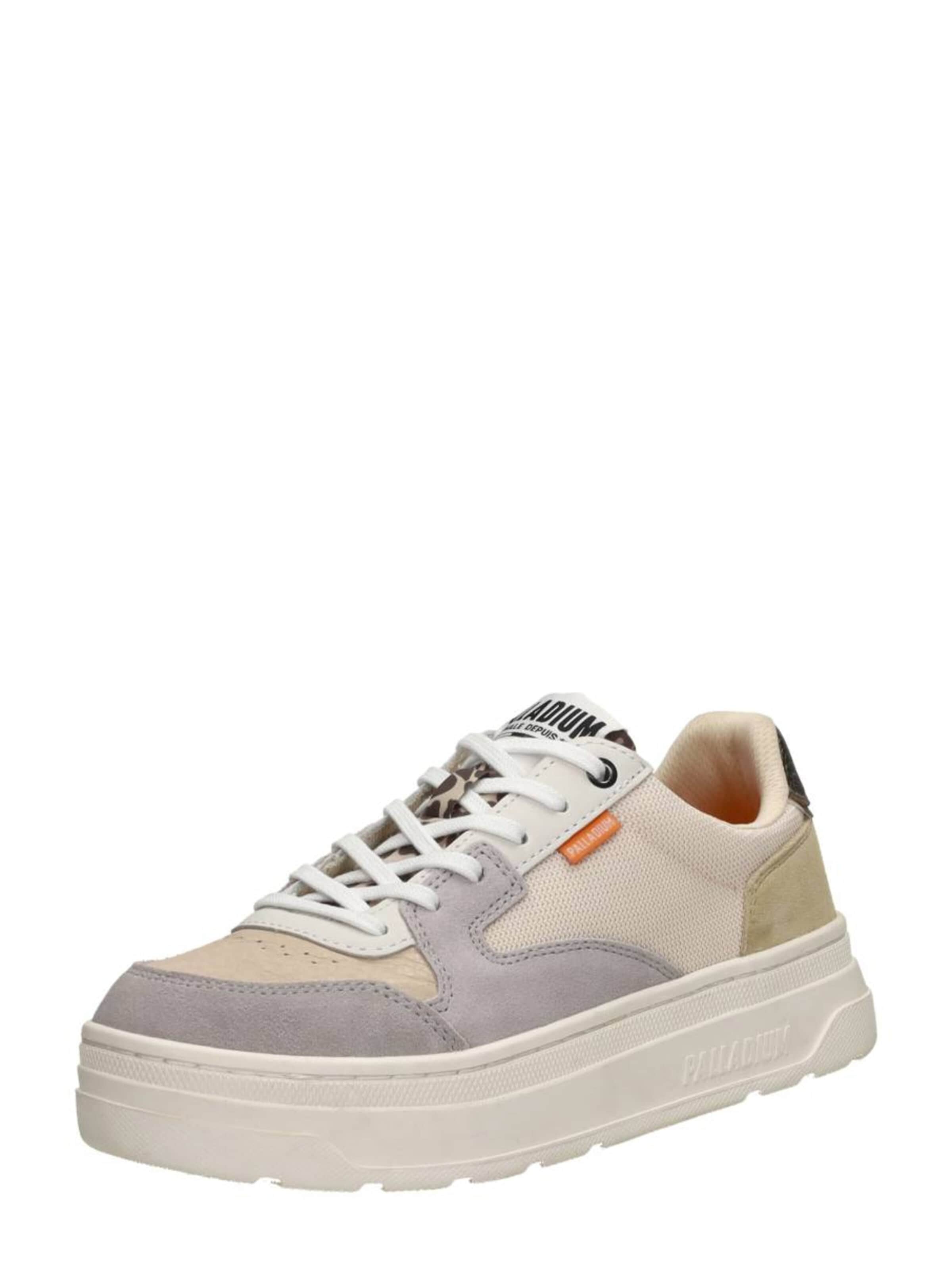 Baskets basses 'Pallasphalt Lo' Palladium en beige : devant
