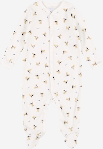 Polo Ralph Lauren - Pijama entero/body en blanco: frente