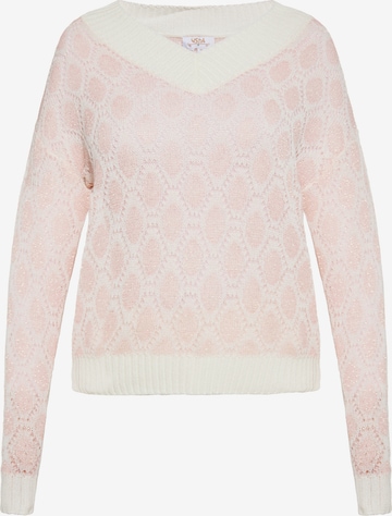 Pull-over usha FESTIVAL en rose : devant