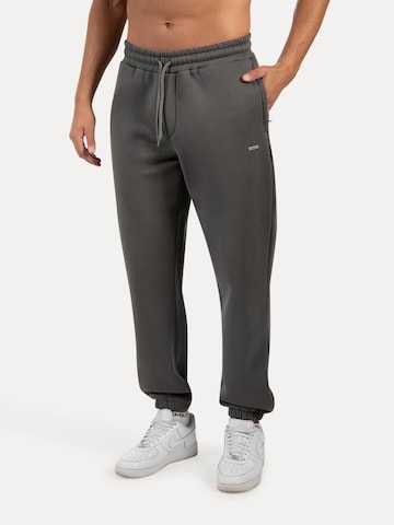 Effilé Pantalon Smilodox en gris