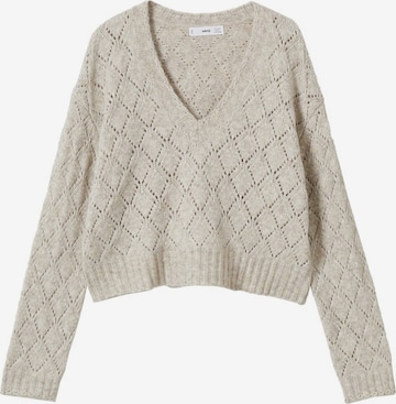 Pull-over 'Fuji' MANGO en gris : devant